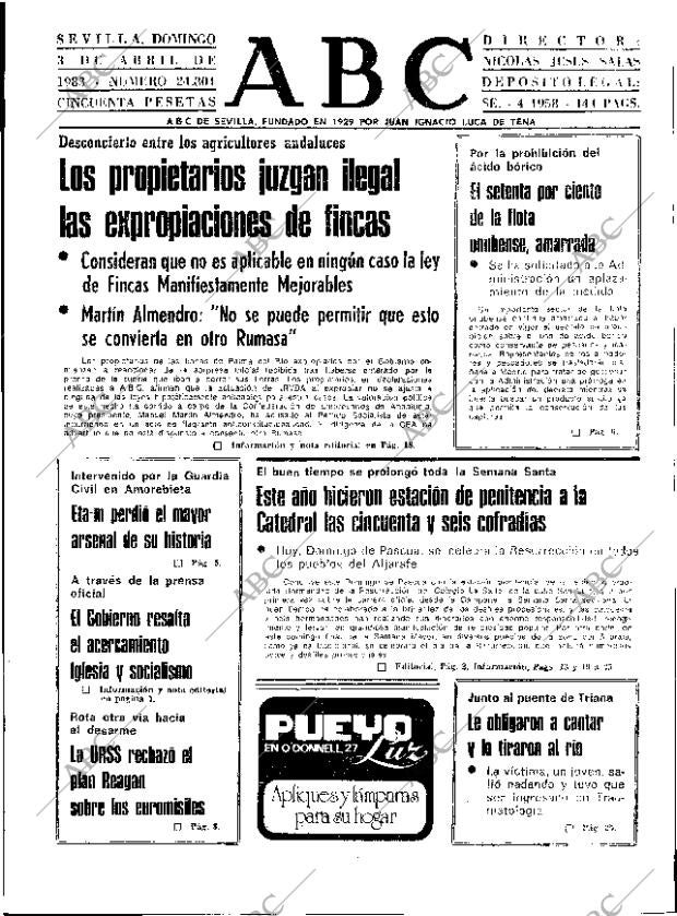 ABC SEVILLA 03-04-1983 página 17