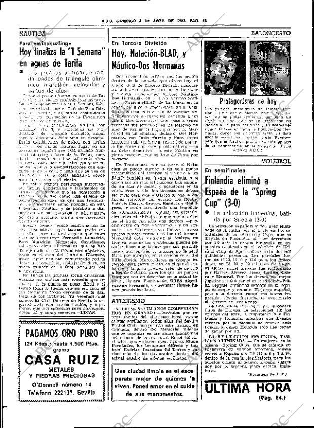 ABC SEVILLA 03-04-1983 página 64