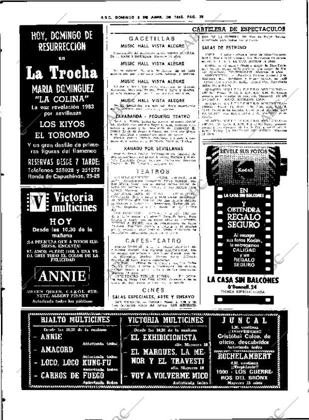 ABC SEVILLA 03-04-1983 página 68