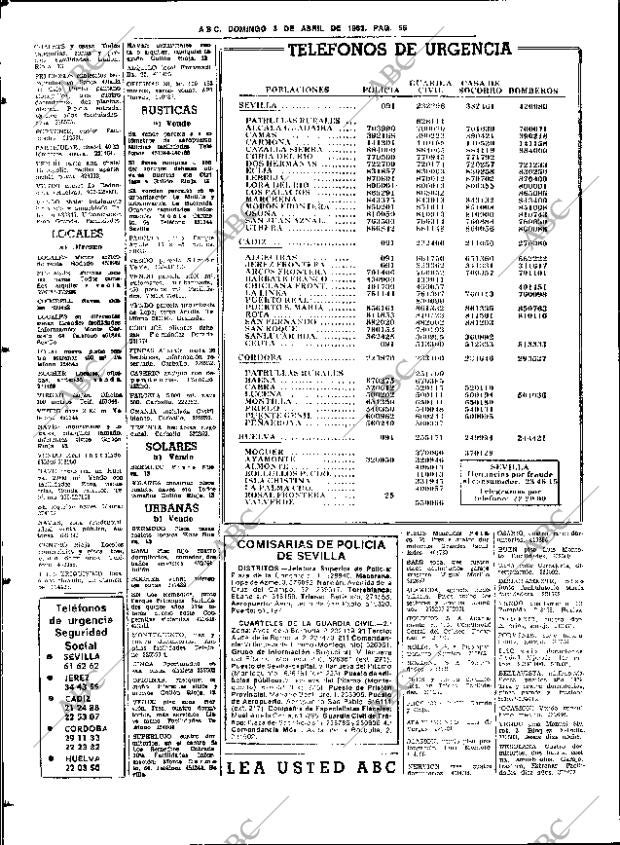 ABC SEVILLA 03-04-1983 página 72
