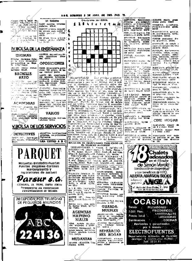 ABC SEVILLA 03-04-1983 página 74