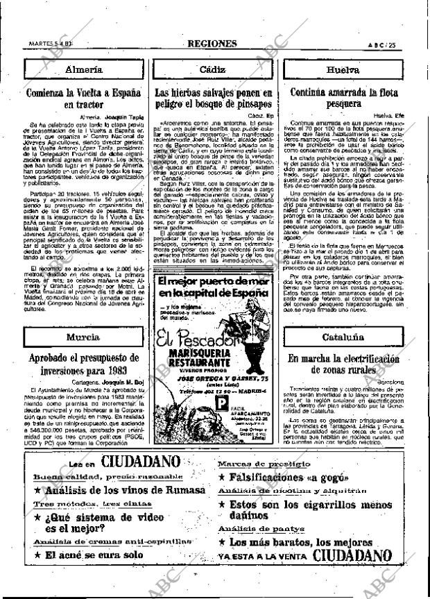 ABC MADRID 05-04-1983 página 25