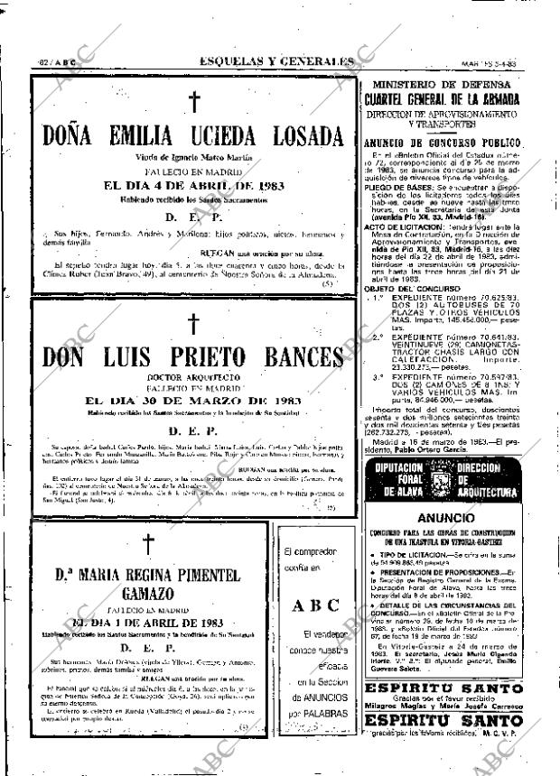 ABC MADRID 05-04-1983 página 82