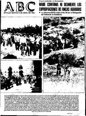 ABC SEVILLA 05-04-1983 página 1