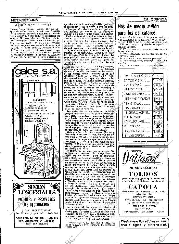 ABC SEVILLA 05-04-1983 página 64