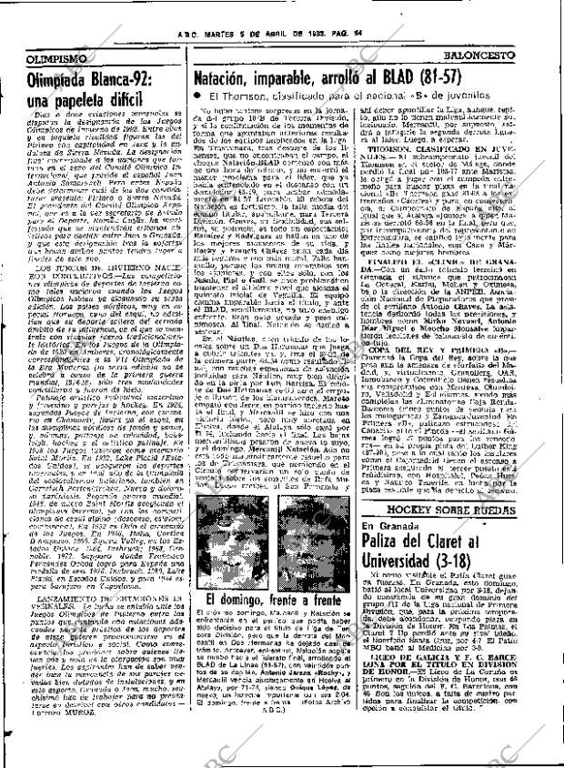 ABC SEVILLA 05-04-1983 página 74