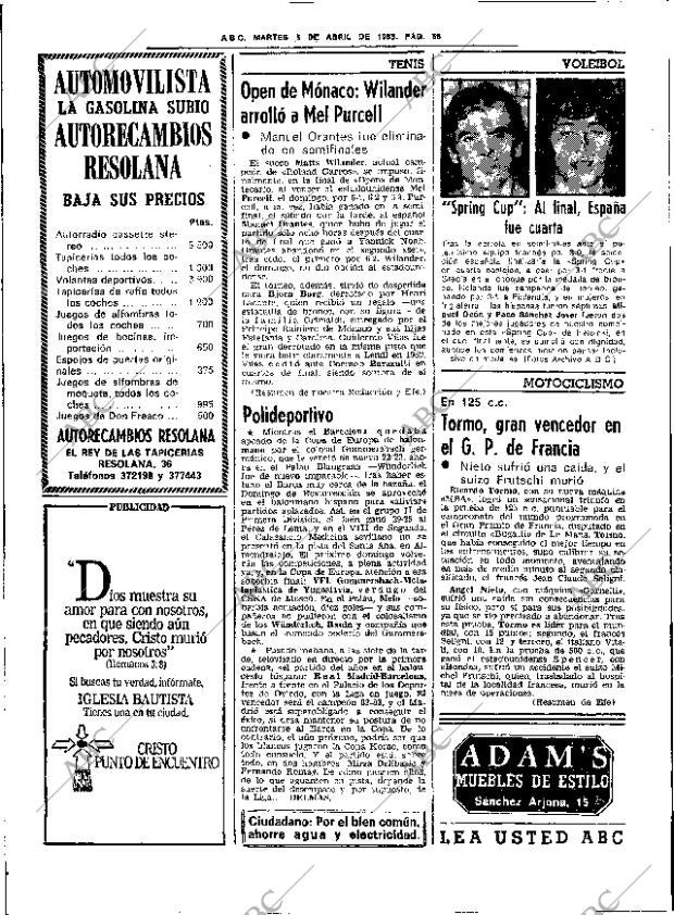 ABC SEVILLA 05-04-1983 página 76