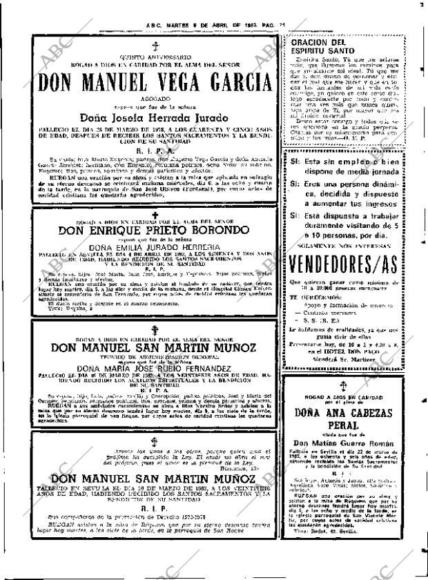 ABC SEVILLA 05-04-1983 página 91