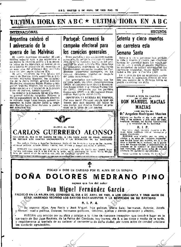 ABC SEVILLA 05-04-1983 página 92