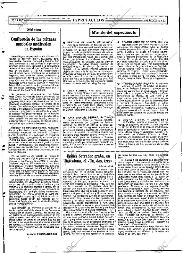 ABC MADRID 06-04-1983 página 70