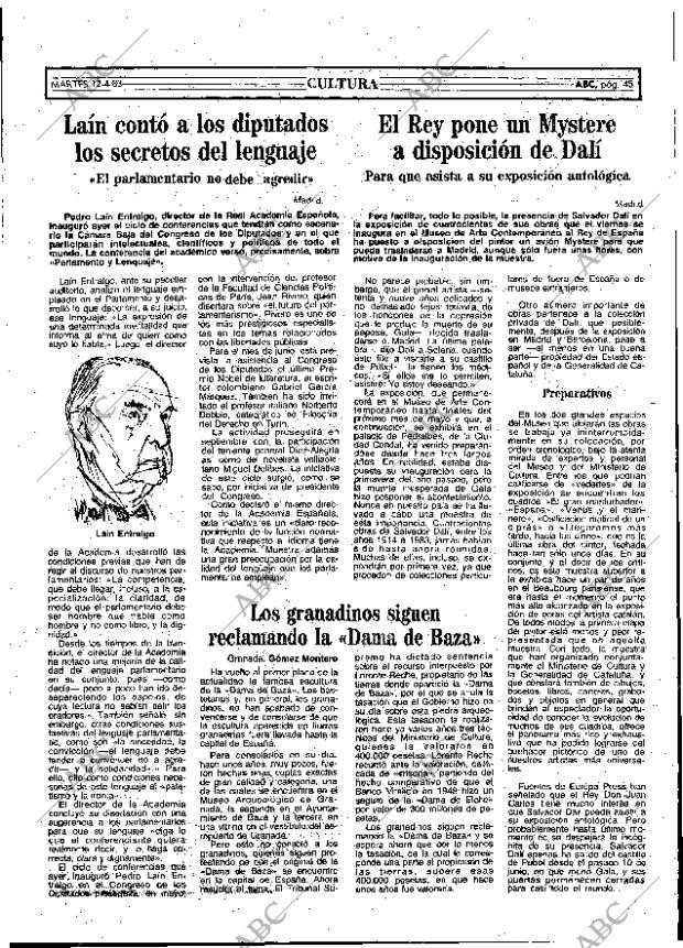 ABC MADRID 12-04-1983 página 45