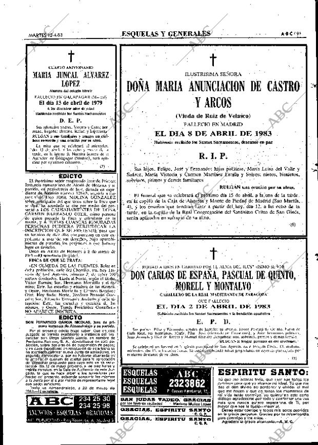 ABC MADRID 12-04-1983 página 91