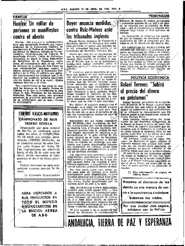 ABC SEVILLA 16-04-1983 página 22