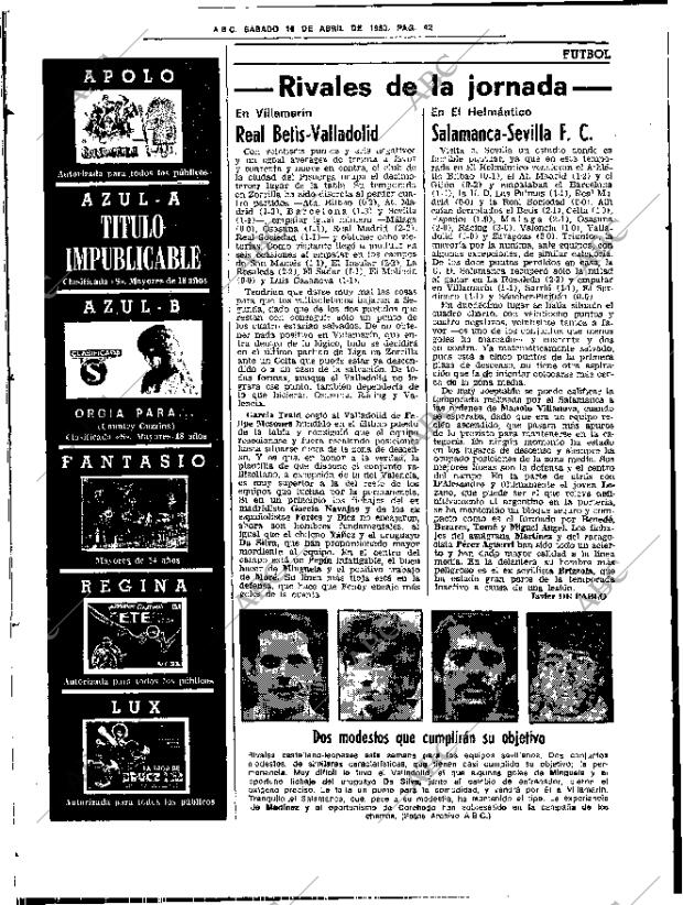 ABC SEVILLA 16-04-1983 página 56