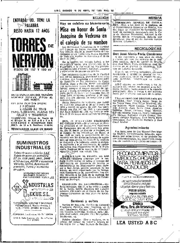 ABC SEVILLA 16-04-1983 página 66