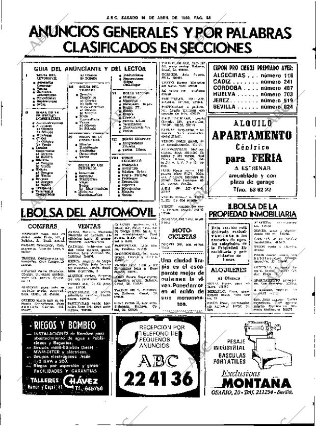 ABC SEVILLA 16-04-1983 página 69