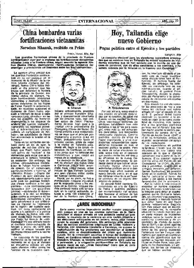 ABC MADRID 18-04-1983 página 23