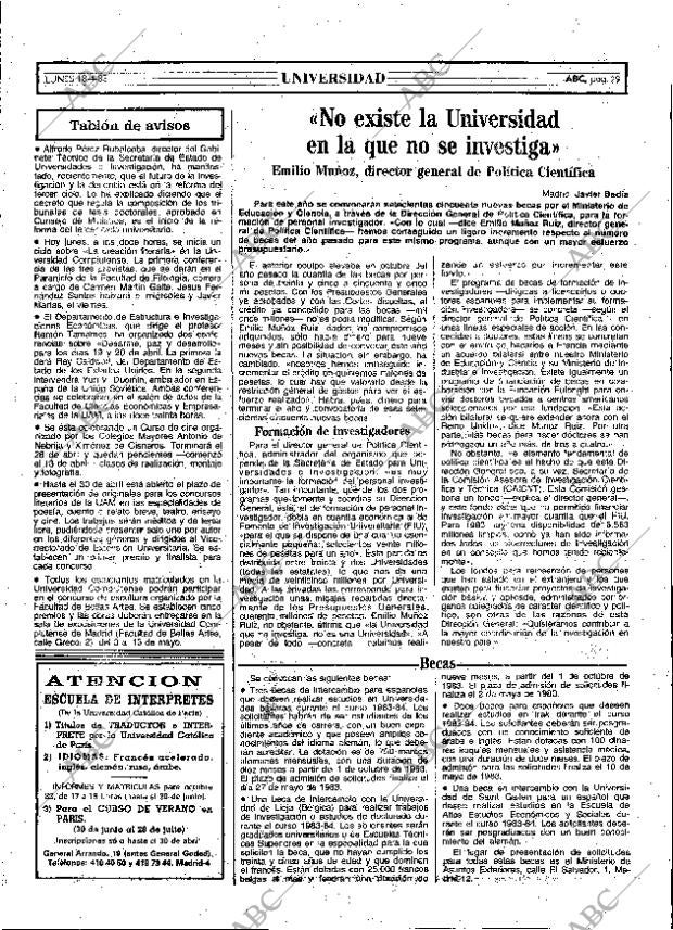 ABC MADRID 18-04-1983 página 29