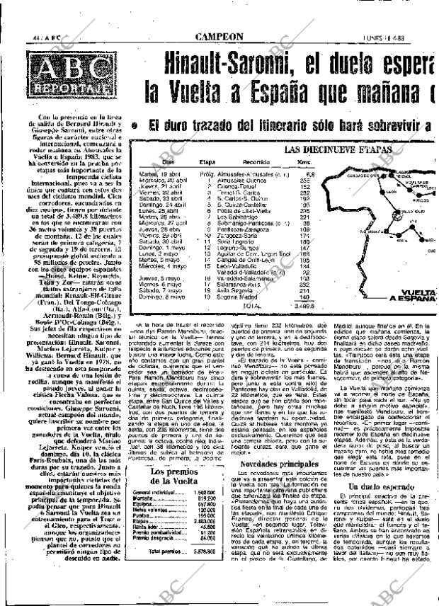 ABC MADRID 18-04-1983 página 44