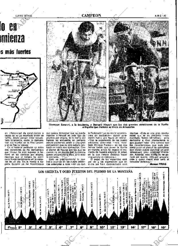 ABC MADRID 18-04-1983 página 45