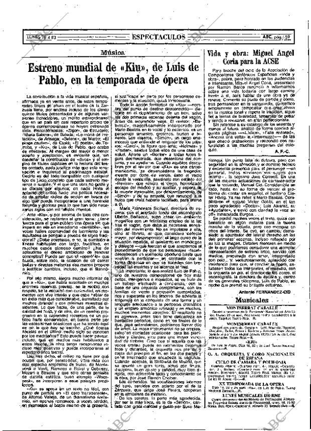 ABC MADRID 18-04-1983 página 59