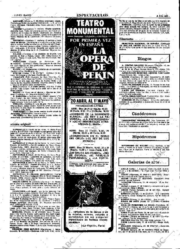 ABC MADRID 18-04-1983 página 63