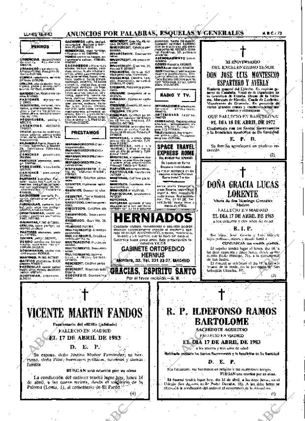 ABC MADRID 18-04-1983 página 73