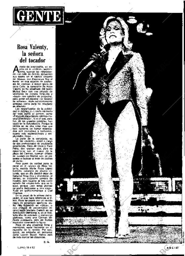 ABC MADRID 18-04-1983 página 77