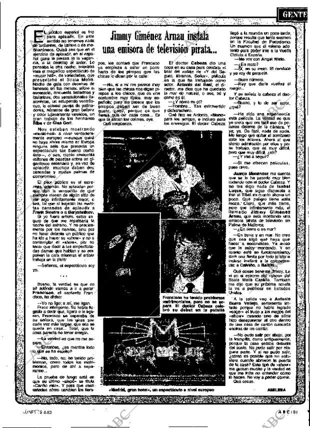 ABC MADRID 18-04-1983 página 81