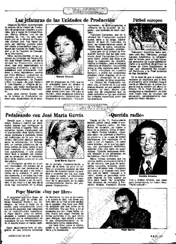 ABC MADRID 20-04-1983 página 103