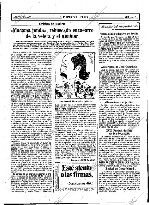 ABC MADRID 20-04-1983 página 71