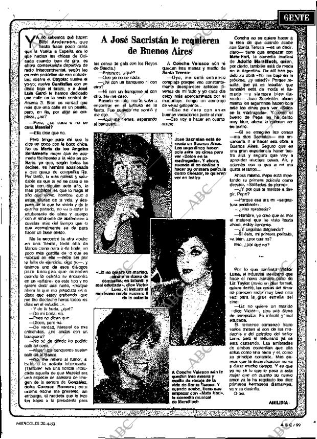 ABC MADRID 20-04-1983 página 99