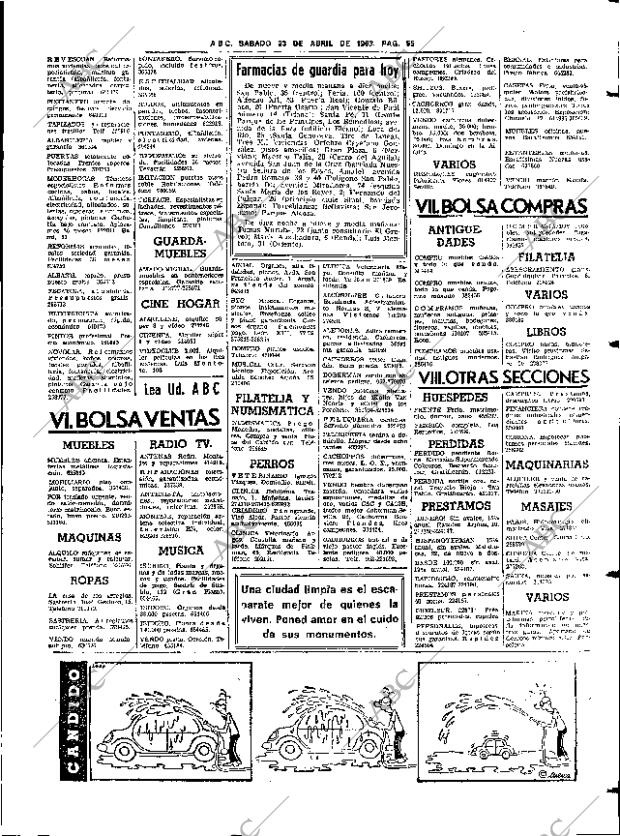 ABC SEVILLA 23-04-1983 página 65