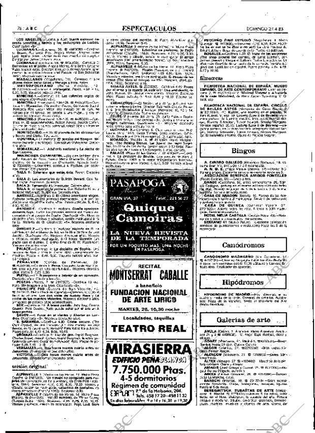ABC MADRID 24-04-1983 página 78