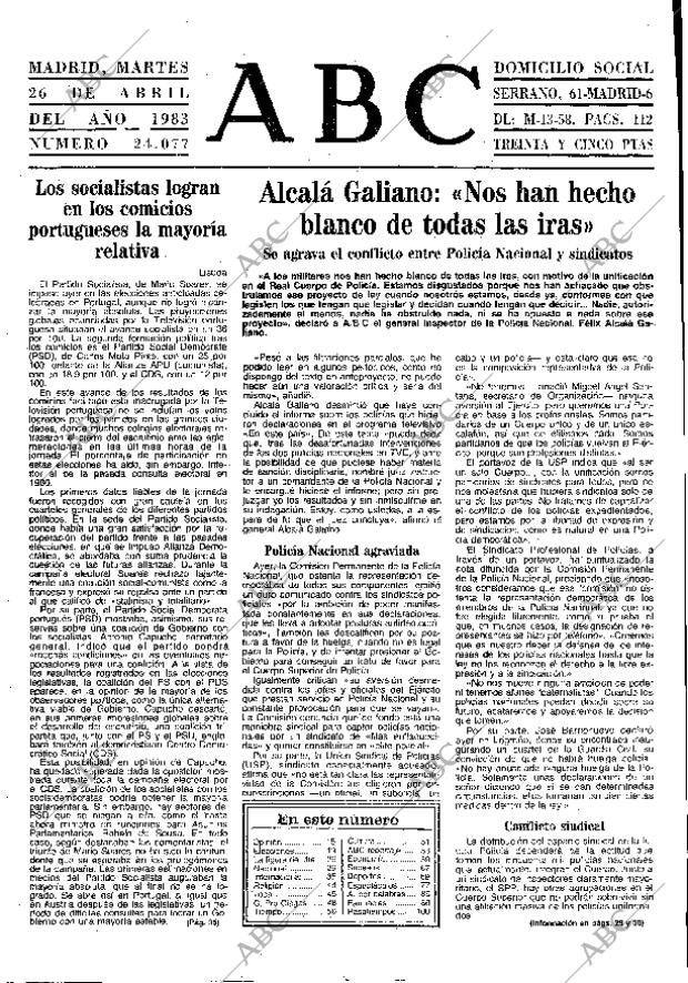 ABC MADRID 26-04-1983 página 13