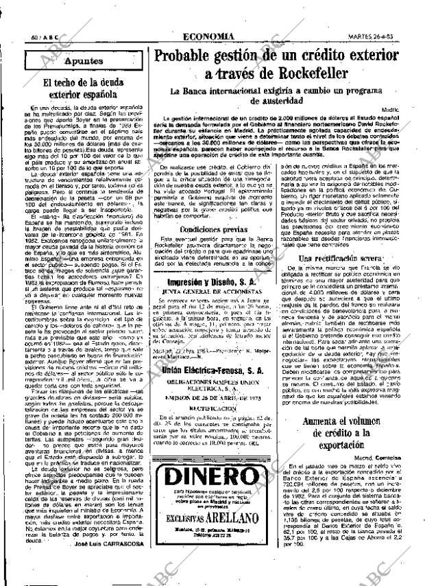 ABC MADRID 26-04-1983 página 60