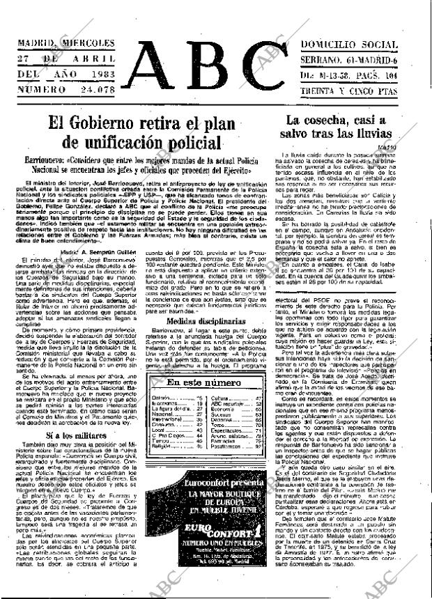 ABC MADRID 27-04-1983 página 13