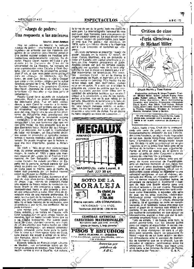 ABC MADRID 27-04-1983 página 73