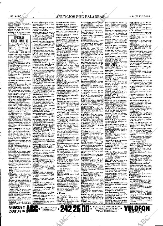ABC MADRID 27-04-1983 página 80