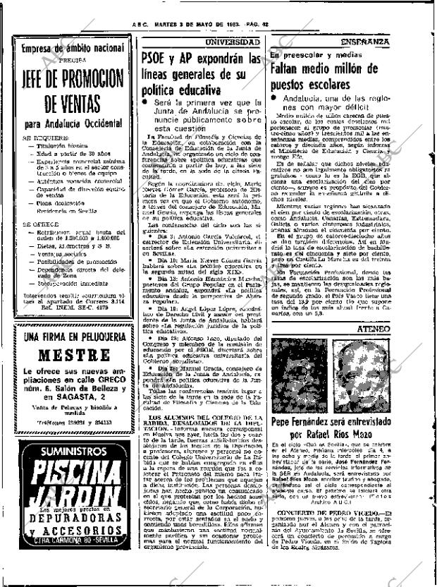ABC SEVILLA 03-05-1983 página 62