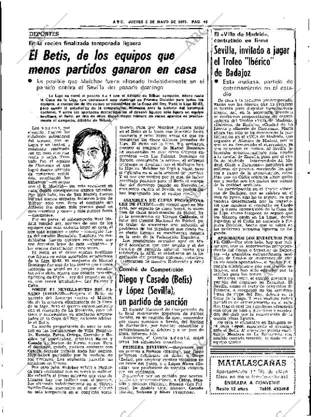 ABC SEVILLA 05-05-1983 página 63