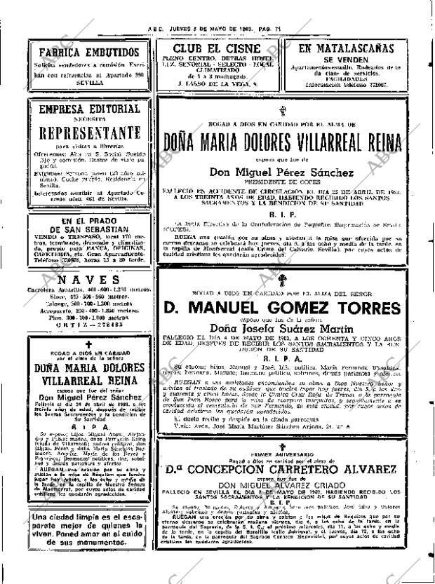ABC SEVILLA 05-05-1983 página 85