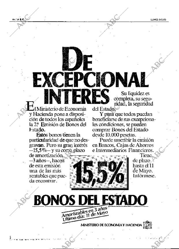 ABC MADRID 09-05-1983 página 44