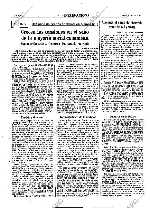 ABC MADRID 11-05-1983 página 24