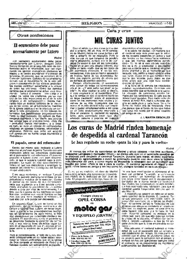 ABC MADRID 11-05-1983 página 40