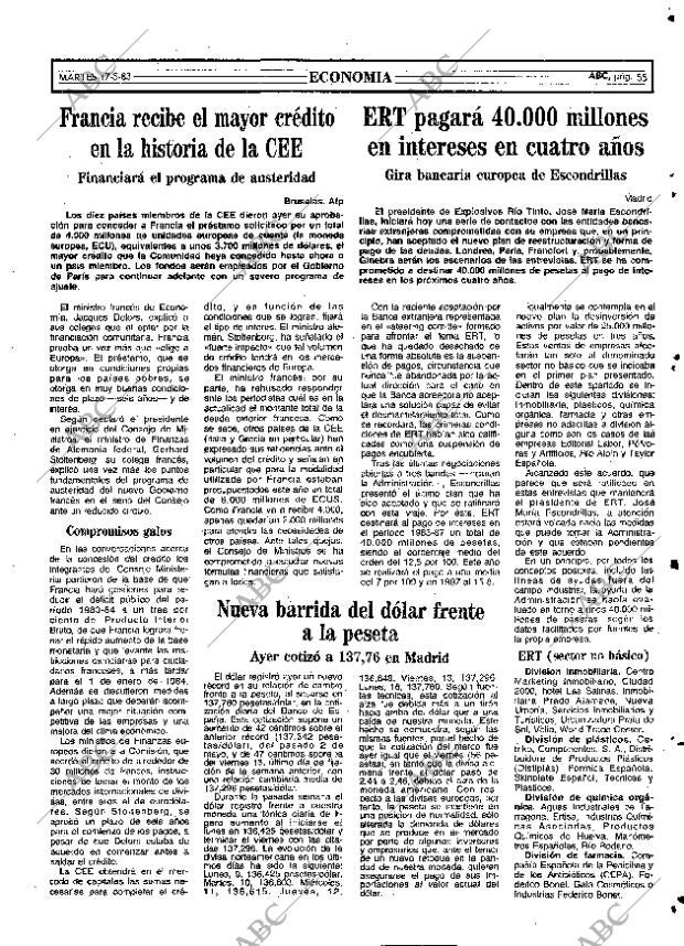 ABC MADRID 17-05-1983 página 55