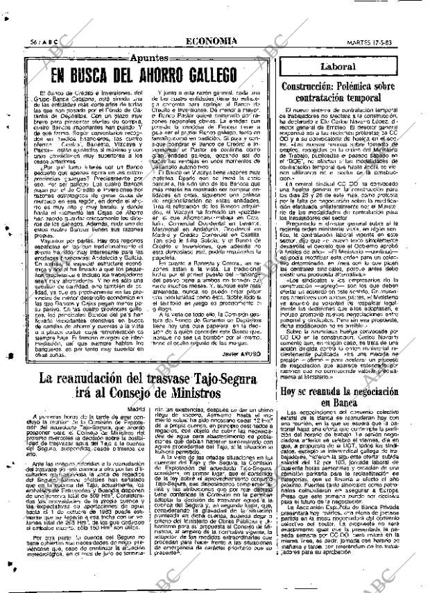 ABC MADRID 17-05-1983 página 56