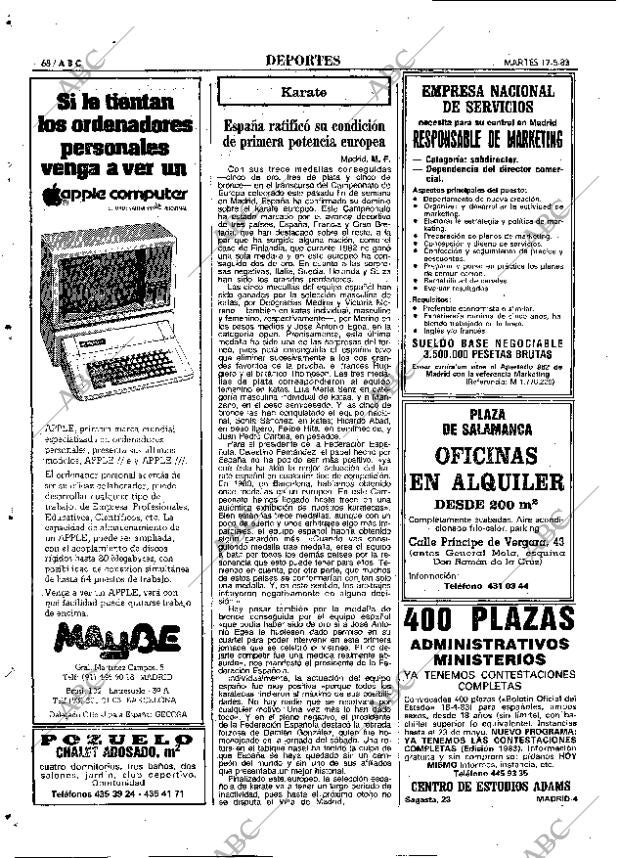 ABC MADRID 17-05-1983 página 68