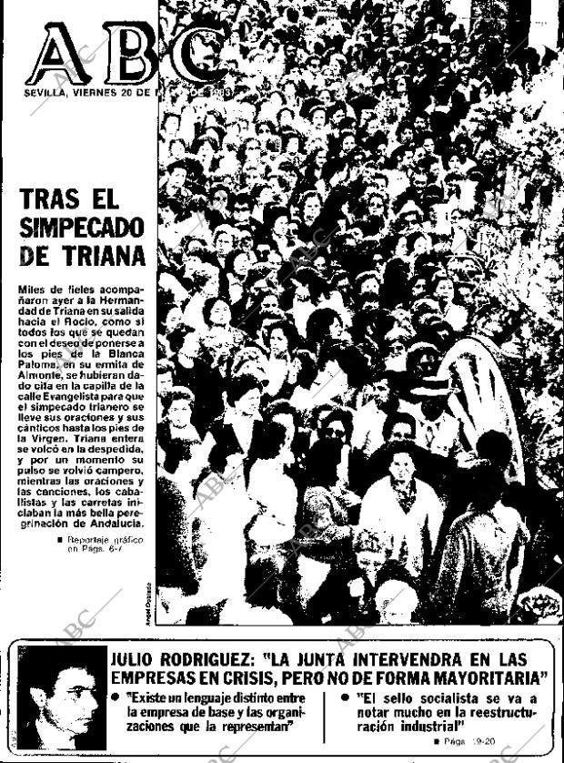 ABC SEVILLA 20-05-1983 página 1