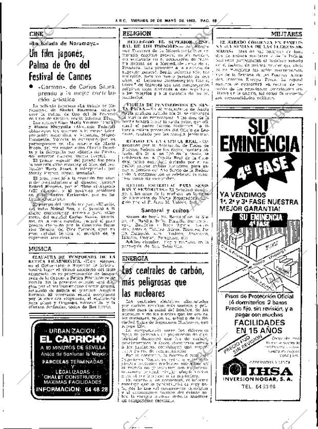 ABC SEVILLA 20-05-1983 página 61